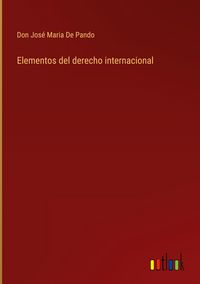 Produktbild: Elementos del derecho internacional