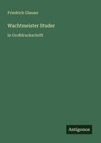 Produktbild: Wachtmeister Studer