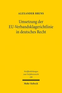 Bild vom Artikel Umsetzung der EU-Verbandsklagerichtlinie in deutsches Recht vom Autor Alexander Bruns
