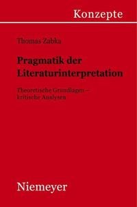 Produktbild: Pragmatik der Literaturinterpretation