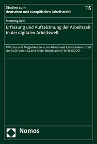 Produktbild: Erfassung und Aufzeichnung der Arbeitszeit in der digitalen Arbeitswelt