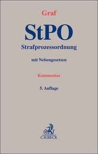 Produktbild: Strafprozessordnung. StPO