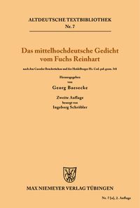 Produktbild: Das mittelhochdeutsche Gedicht vom Fuchs Reinhart
