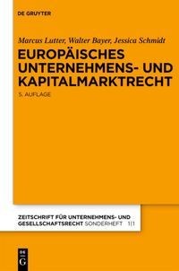 Produktbild: Europ&auml;isches Unternehmens- und Kapitalmarktrecht