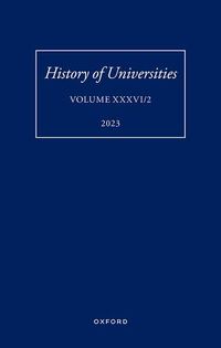 Produktbild: History of Universities: Volume XXXVI / 2