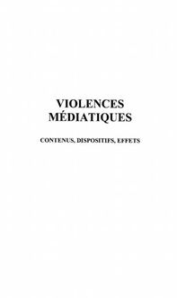Produktbild: Violences Mediatiques