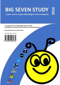 Produktbild: Big Seven Study (2016): 7 open source Crypto-Messengers to be compared (English/Deutsch)