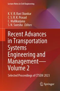 Produktbild: Recent Advances in Transportation Systems Engineering and Management-Volume 2