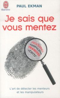 Produktbild: Ekman, P: Je sais que vous mentez !