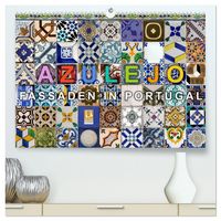 Produktbild: Azulejo-Fassaden in Portugal (hochwertiger Premium Wandkalender 2026 DIN A2 quer), Kunstdruck in Hochglanz