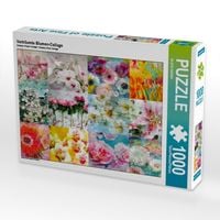 Produktbild: CALVENDO Puzzle Vertr&auml;umte Blumen-Collage | 1000 Teile Lege-Gr&ouml;&szlig;e 64x48cm Foto-Puzzle f&uuml;r gl&uuml;ckliche Stunden