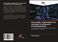 Produktbild: Une &eacute;tude exploratoire du concept de moments d'enseignement