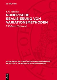 Produktbild: Numerische Realisierung von Variationsmethoden
