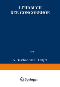 Produktbild: Lehrbuch der Gonorrh&ouml;e