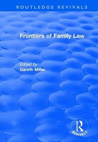 Produktbild: Miller, G: Frontiers of Family Law