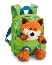 Produktbild: NICI 62692 - Gr&uuml;ner Rucksack mit Pl&uuml;schtier Fuchs, 2-teilig, Fuchs:25cm