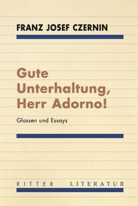 Produktbild: Gute Unterhaltung, Herr Adorno!