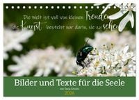 Produktbild: Bilder und Texte für die Seele (Tischkalender 2026 DIN A5 quer), CALVENDO Monatskalender