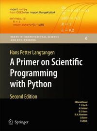 Produktbild: A Primer on Scientific Programming with Python