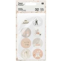 Produktbild Sticker, Hochzeit, Rund