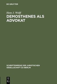 Produktbild: Demosthenes als Advokat