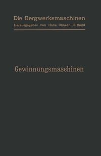 Produktbild: Gewinnungsmaschinen