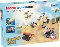 Produktbild: Fischertechnik 576101 - JUNIOR MAX, 10 Modelle, Solarmodelle, Konstruktionsbaukasten