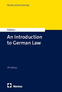 Produktbild: An Introduction to German Law