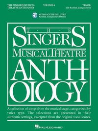 Produktbild: Singer's Musical Theatre Anthology: Tenor, Volume 4 Book/Online Audio