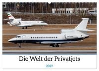 Produktbild: Die Welt der Privatjets (Wandkalender 2027 DIN A2 quer), CALVENDO Monatskalender
