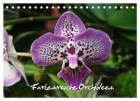Produktbild: Farbenreiche Orchideen (Tischkalender 2026 DIN A5 quer), CALVENDO Monatskalender