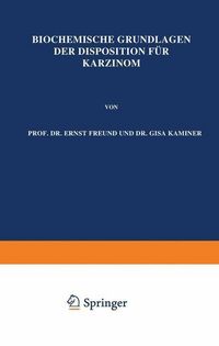 Produktbild: Biochemische Grundlagen der Disposition f&uuml;r Karzinom