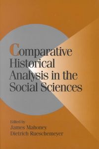 Produktbild: Comparative Historical Analysis in the Social Sciences