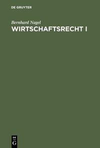 Produktbild: Wirtschaftsrecht I
