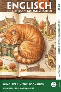 Produktbild: Englisch lernen mit lustigen Kurzgeschichten (A1-A2) - Nine Lives in the Bookshop (+ Audio-Online)