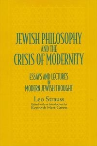 Produktbild: Jewish Philosophy and the Crisis of Modernity