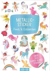 Produktbild: Metallic-Sticker &ndash; Feen & Einh&ouml;rner