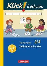 Produktbild: Klick! inklusiv 3./4. Schuljahr - Grundschule / F&ouml;rderschule - Mathematik - Zahlenraum bis 100
