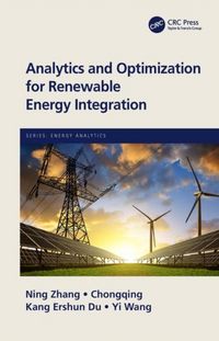 Produktbild: Analytics and Optimization for Renewable Energy Integration