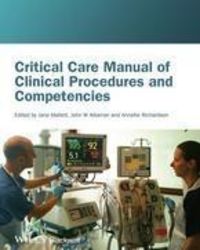 Produktbild: Critical Care Manual of Clinical Procedures and Competencies