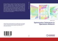 Produktbild: Optimization Techniques in Operations Research