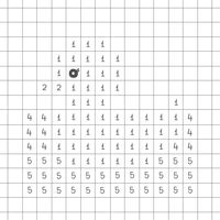 PIXEL-Malbuch für Kinder. Malen nach Zahlen. 5-7 Jahre
