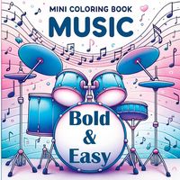 Produktbild: Mini Coloring Book Music - Bold and Easy