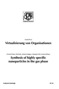 Produktbild: Virtualisierung von Organisationen. Synthesis of highly specific Nanoparticles in the gas phase