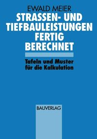 Produktbild: Strassen- und Tiefbauleistungen Fertig Berechnet