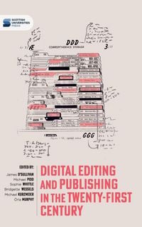Produktbild: Digital editing and publishing in the twenty-first century