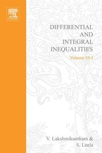 Produktbild: Differential and Integral Inequalities: Theory and Applications