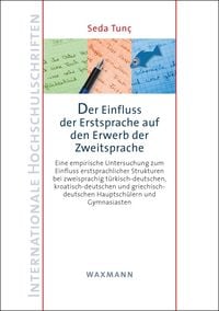 Produktbild: Der Einfluss der Erstsprache auf den Erwerb der Zweitsprache