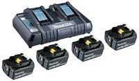 Produktbild: Makita 199483-0 BL 1850B + DC18RD Werkzeug-Akku und Ladeger&auml;t 18V 5Ah Li-Ion