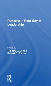 Produktbild: Colton, T: Patterns In Postsoviet Leadership